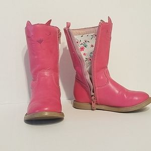 Carters pink kids boots